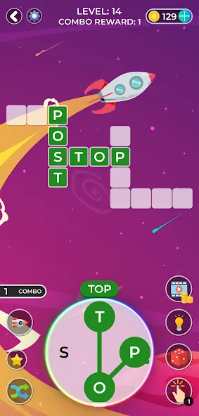 Скачать мод Word Game. Crossword Search Pu — Безлимитные подсказки и ходы — скриншот 4
