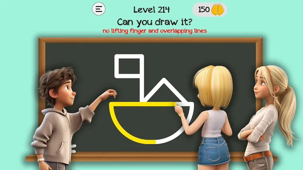 Braindom: Brain Games Test — взломанная версия, Безлимитные подсказки и открыты уровни — скриншот 1 Braindom: Brain Games Test — взломанная версия, Безлимитные подсказки и открыты уровни — скриншот 1