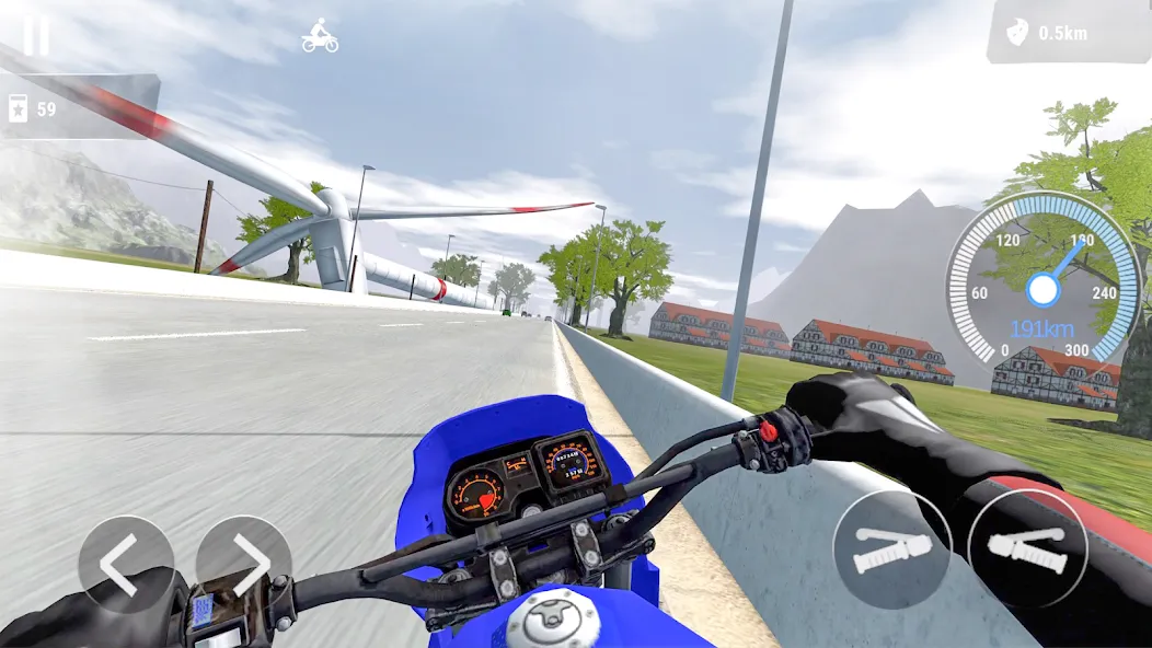 Moto Bike Race 3D Motorcycles — Безлимитные деньги и нитро, скачать мод APK — скриншот 1