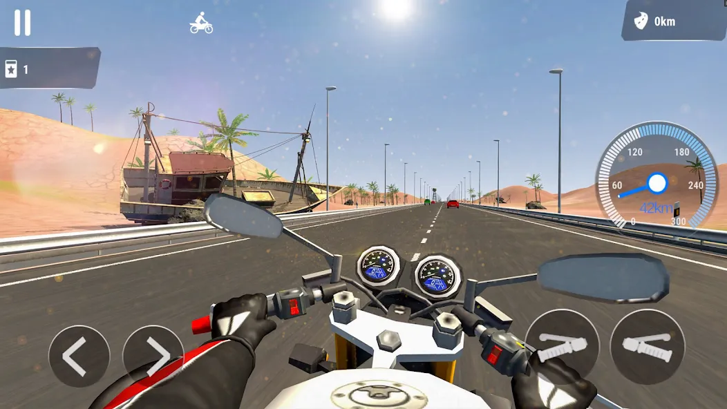Moto Bike Race 3D Motorcycles — Безлимитные деньги и нитро, скачать мод APK — скриншот 4