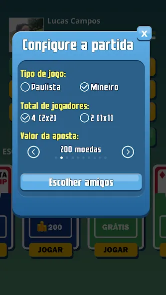Truco Brasil - Truco online — скачать мод: Онлайн-игра с безлимитными монетами — скриншот 5