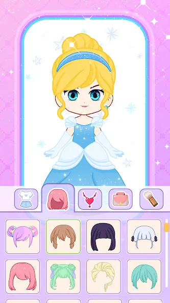 Скачать мод Doll Dress Up: Makeup Games — Все наряды и макияж открыты — скриншот 4 Скачать мод Doll Dress Up: Makeup Games — Все наряды и макияж открыты — скриншот 4