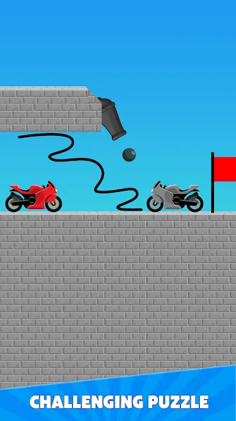Draw Bridge Puzzle: Brain Game бесплатно на Андроид — мод: Без рекламы и все уровни открыты — скриншот 5 Draw Bridge Puzzle: Brain Game бесплатно на Андроид — мод: Без рекламы и все уровни открыты — скриншот 5
