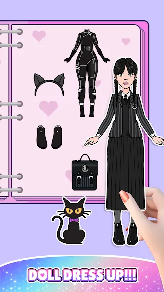 Скачать Paper Doll: Fashion Dress Up мод — Безлимитные монеты и все наряды — скриншот 2 Скачать Paper Doll: Fashion Dress Up мод — Безлимитные монеты и все наряды — скриншот 2