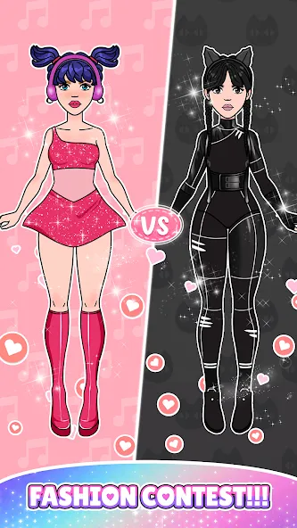 Скачать Paper Doll: Fashion Dress Up мод — Безлимитные монеты и все наряды — скриншот 4 Скачать Paper Doll: Fashion Dress Up мод — Безлимитные монеты и все наряды — скриншот 4