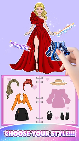 Скачать Paper Doll: Fashion Dress Up мод — Безлимитные монеты и все наряды — скриншот 5 Скачать Paper Doll: Fashion Dress Up мод — Безлимитные монеты и все наряды — скриншот 5