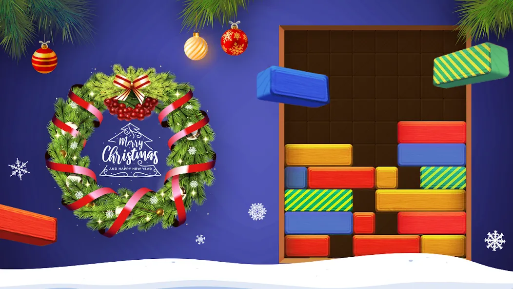 Falling Blocks: Sliding Puzzle — Безлимитные подсказки и ходы, скачать мод APK — скриншот 1