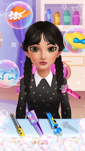 Скачать Hair Salon: Beauty Salon Game последней версии — Все прически и аксессуары открыты — скриншот 3 Скачать Hair Salon: Beauty Salon Game последней версии — Все прически и аксессуары открыты — скриншот 3