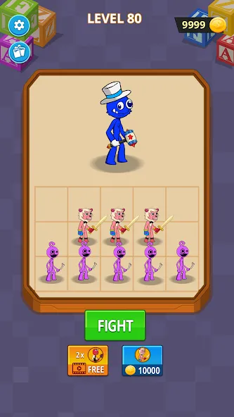 Merge Monster Friends — Слияние монстров без ограничений, скачать мод APK — скриншот 1