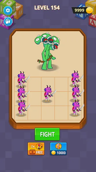 Merge Monster Friends — Слияние монстров без ограничений, скачать мод APK — скриншот 2