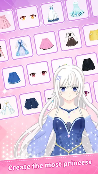 Princess Dress Up - Sweet Doll MOD APK скачать на Андроид — Много монет и все наряды — скриншот 4 Princess Dress Up - Sweet Doll MOD APK скачать на Андроид — Много монет и все наряды — скриншот 4