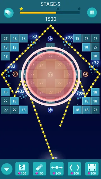 Bricks and Balls - Brick Game MOD APK: Без рекламы и бесконечные жизни — скриншот 1 Bricks and Balls - Brick Game MOD APK: Без рекламы и бесконечные жизни — скриншот 1