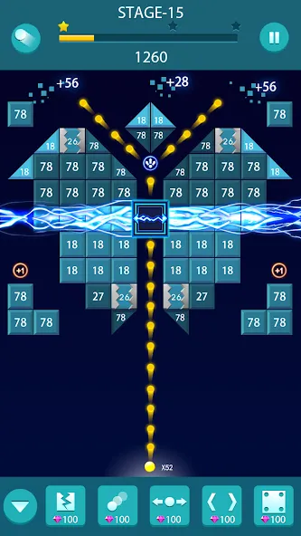 Bricks and Balls - Brick Game MOD APK: Без рекламы и бесконечные жизни — скриншот 2 Bricks and Balls - Brick Game MOD APK: Без рекламы и бесконечные жизни — скриншот 2