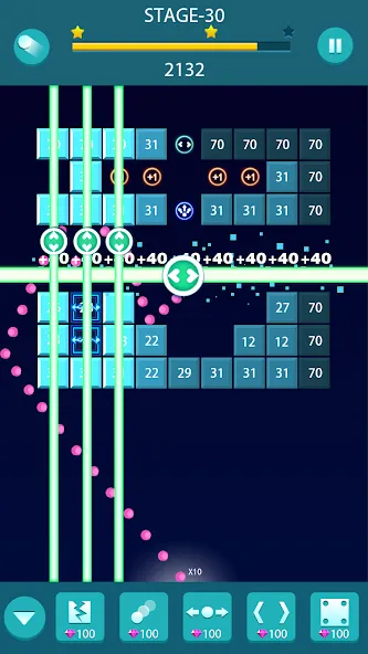 Bricks and Balls - Brick Game MOD APK: Без рекламы и бесконечные жизни — скриншот 3 Bricks and Balls - Brick Game MOD APK: Без рекламы и бесконечные жизни — скриншот 3