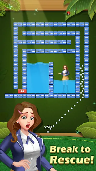 Breaker Fun - Rescue Adventure (Мод: Безлимитные монеты и бустеры) — скачать на Андроид — скриншот 5 Breaker Fun - Rescue Adventure (Мод: Безлимитные монеты и бустеры) — скачать на Андроид — скриншот 5