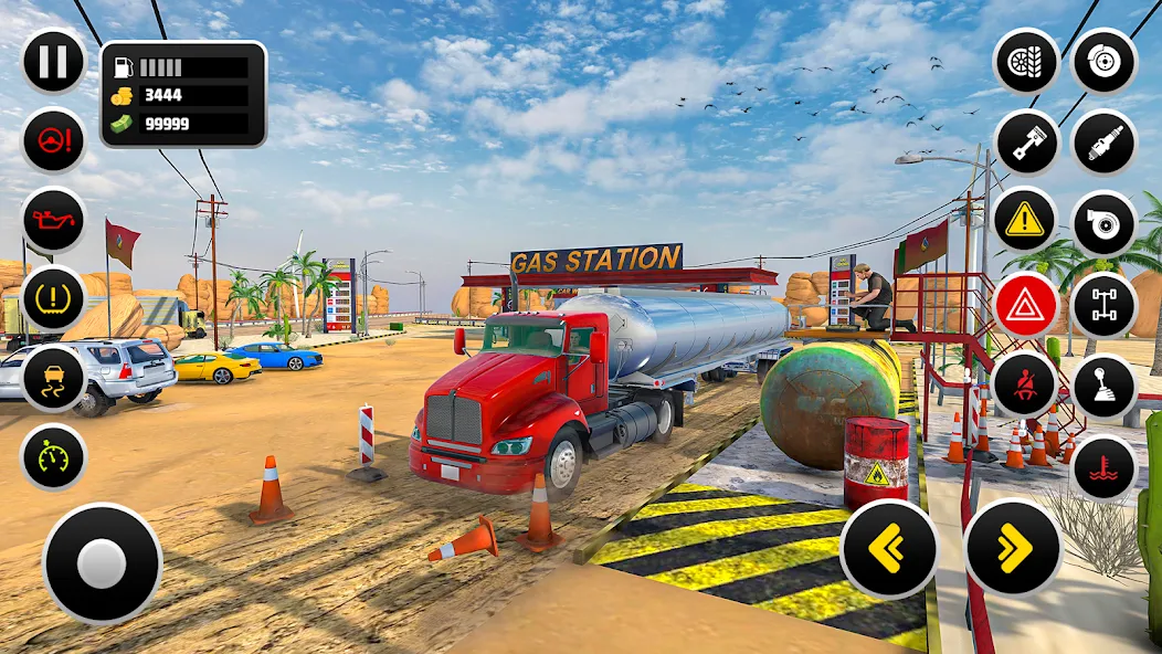 Gas Station Simulator Games — Безлимитные деньги и топливо, скачать мод APK — скриншот 1 Gas Station Simulator Games — Безлимитные деньги и топливо, скачать мод APK — скриншот 1