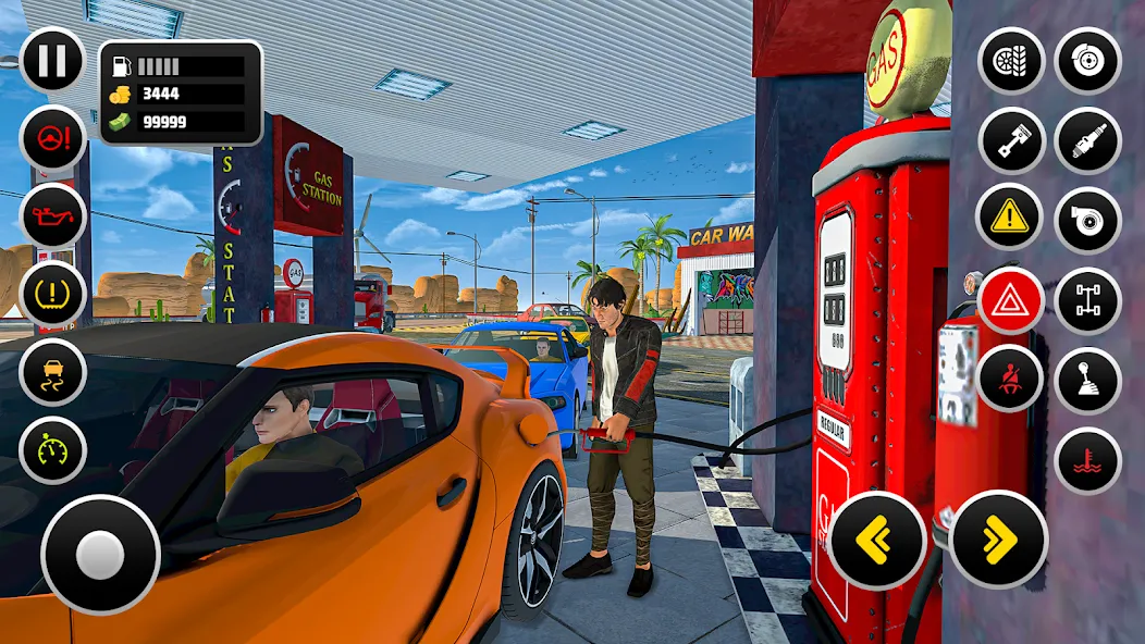 Gas Station Simulator Games — Безлимитные деньги и топливо, скачать мод APK — скриншот 2 Gas Station Simulator Games — Безлимитные деньги и топливо, скачать мод APK — скриншот 2