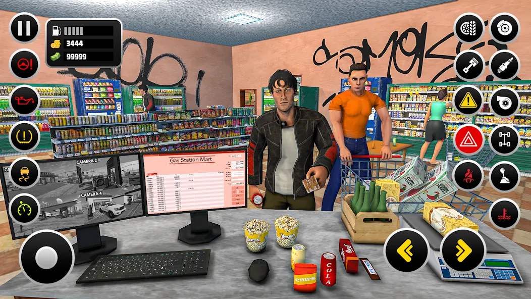 Gas Station Simulator Games — Безлимитные деньги и топливо, скачать мод APK — скриншот 5 Gas Station Simulator Games — Безлимитные деньги и топливо, скачать мод APK — скриншот 5
