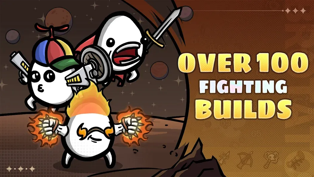 Brotato MOD APK: Много денег и все персонажи открыты — скриншот 4