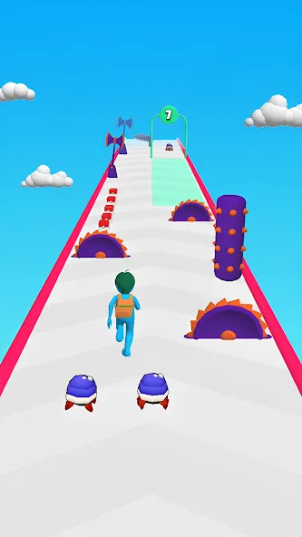 Merge Run Monster 3D Battle — скачать мод: Безлимитные монеты и разблокированы персонажи — скриншот 2
