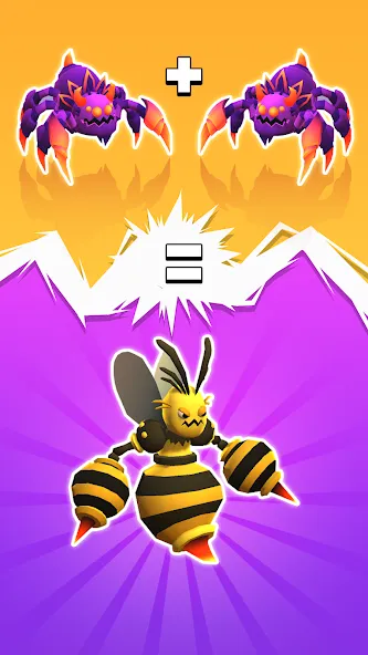 Merge Run Monster 3D Battle — скачать мод: Безлимитные монеты и разблокированы персонажи — скриншот 3