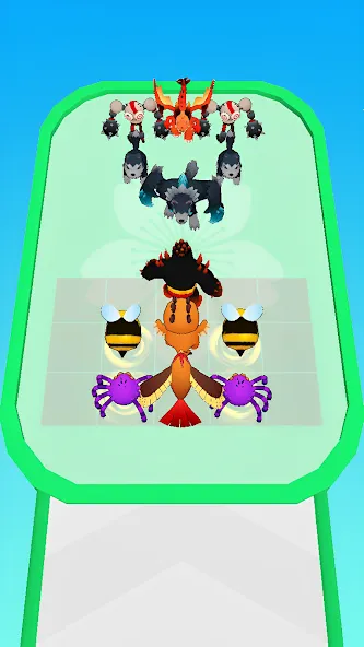 Merge Run Monster 3D Battle — скачать мод: Безлимитные монеты и разблокированы персонажи — скриншот 4