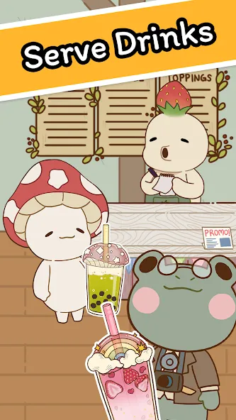Boba Story взломанный APK — Безлимитные монеты и все рецепты — скриншот 2 Boba Story взломанный APK — Безлимитные монеты и все рецепты — скриншот 2
