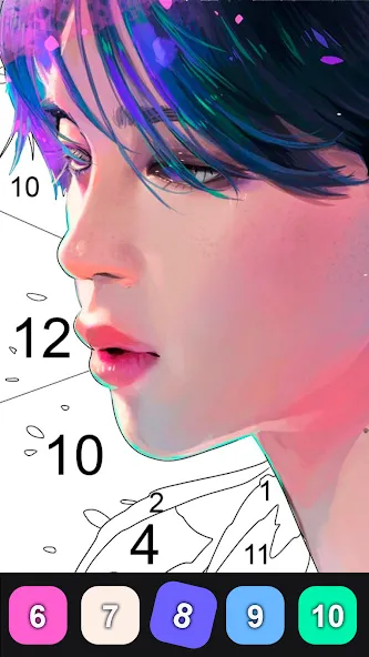 Скачать Kpop Paint by Numbers BT21 бесплатно — Без рекламы и все картинки открыты — скриншот 4 Скачать Kpop Paint by Numbers BT21 бесплатно — Без рекламы и все картинки открыты — скриншот 4
