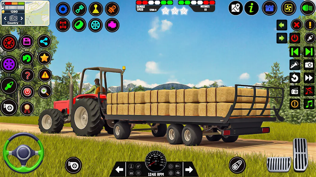 Indian Tractor Game Farming 3D взлом на Андроид — Безлимитные деньги и топливо — скриншот 4