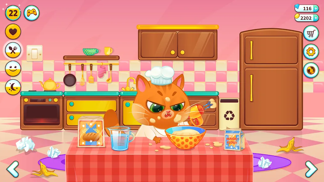 Скачать Bubbu – My Virtual Pet Cat на Андроид с модом — Безлимитные монеты и все предметы — скриншот 2