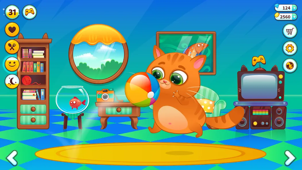 Скачать Bubbu – My Virtual Pet Cat на Андроид с модом — Безлимитные монеты и все предметы — скриншот 4