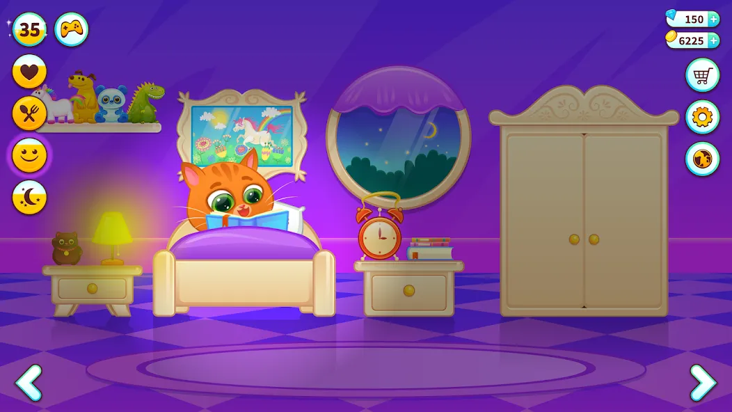Скачать Bubbu – My Virtual Pet Cat на Андроид с модом — Безлимитные монеты и все предметы — скриншот 5