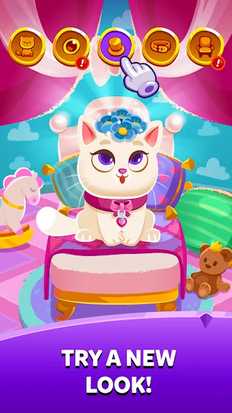 Мод Bubbu Jewels - Merge Puzzle — Безлимитные жизни и бустеры, скачать APK — скриншот 2 Мод Bubbu Jewels - Merge Puzzle — Безлимитные жизни и бустеры, скачать APK — скриншот 2