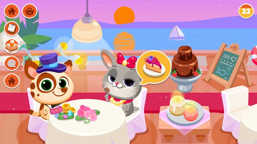 Bubbu Restaurant - My Cat Game взлом на Андроид — Много монет и все блюда открыты — скриншот 2 Bubbu Restaurant - My Cat Game взлом на Андроид — Много монет и все блюда открыты — скриншот 2