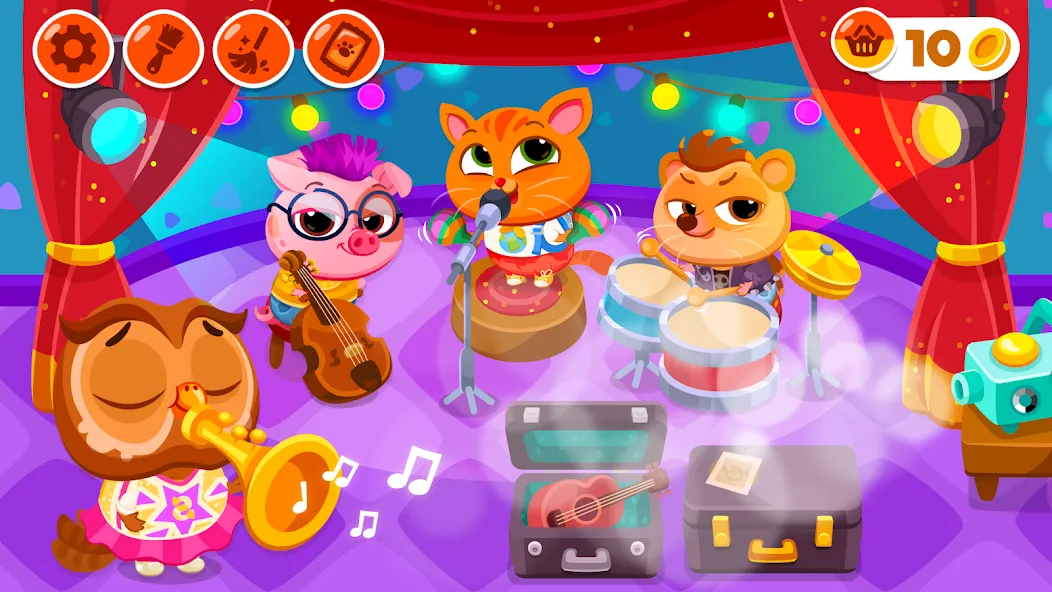 Bubbu School - My Virtual Pets бесплатно на Андроид — мод: Безлимитные монеты и все питомцы — скриншот 3