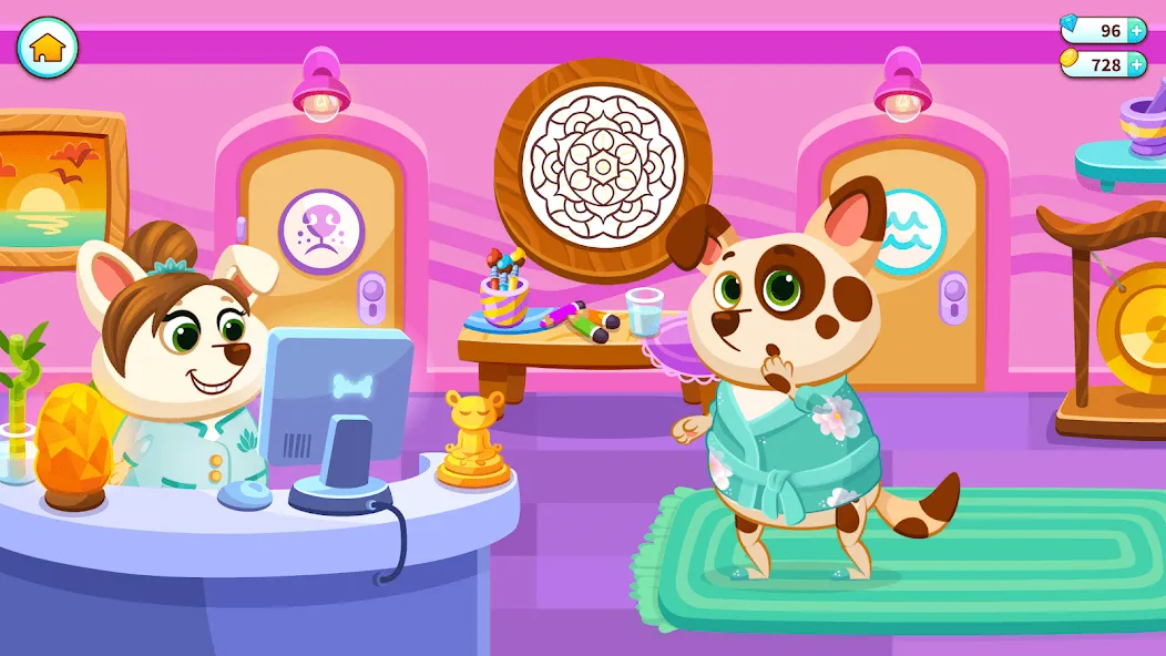 Duddu - My Virtual Pet Dog MOD APK: Безлимитные монеты и все предметы — скриншот 5 Duddu - My Virtual Pet Dog MOD APK: Безлимитные монеты и все предметы — скриншот 5