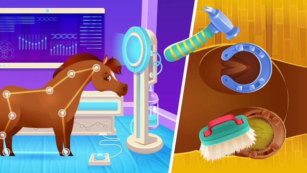 Pixie the Pony - Virtual Pet (Мод: Безлимитные монеты и все наряды) — скачать на Андроид — скриншот 2 Pixie the Pony - Virtual Pet (Мод: Безлимитные монеты и все наряды) — скачать на Андроид — скриншот 2