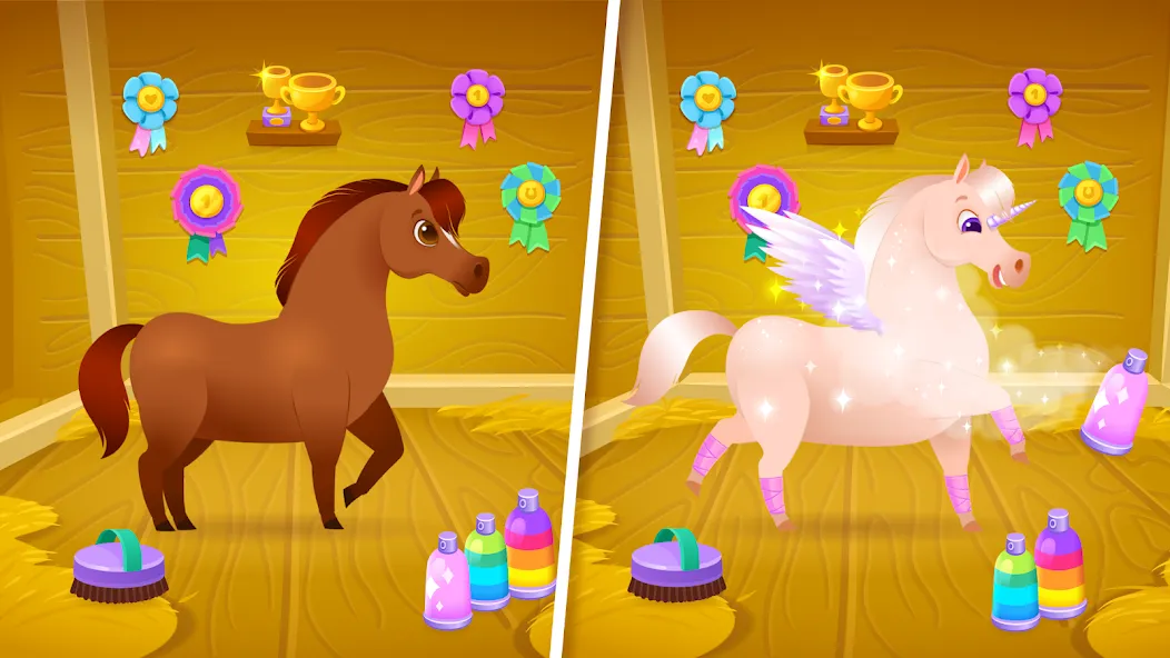 Pixie the Pony - Virtual Pet (Мод: Безлимитные монеты и все наряды) — скачать на Андроид — скриншот 3 Pixie the Pony - Virtual Pet (Мод: Безлимитные монеты и все наряды) — скачать на Андроид — скриншот 3