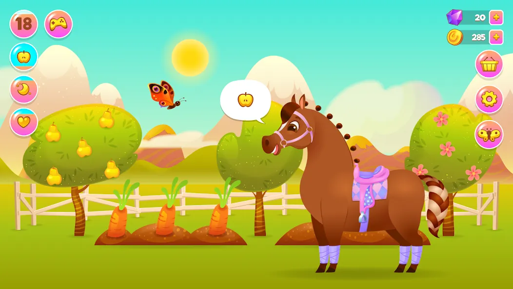 Pixie the Pony - Virtual Pet (Мод: Безлимитные монеты и все наряды) — скачать на Андроид — скриншот 5 Pixie the Pony - Virtual Pet (Мод: Безлимитные монеты и все наряды) — скачать на Андроид — скриншот 5