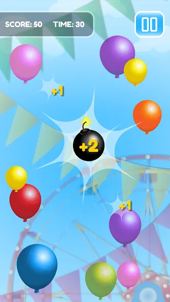 Pop Balloon Kids взлом на Андроид — Много воздушных шаров и уровней — скриншот 3 Pop Balloon Kids взлом на Андроид — Много воздушных шаров и уровней — скриншот 3