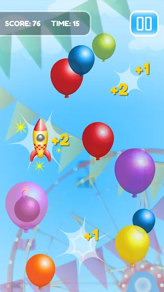 Pop Balloon Kids взлом на Андроид — Много воздушных шаров и уровней — скриншот 4 Pop Balloon Kids взлом на Андроид — Много воздушных шаров и уровней — скриншот 4