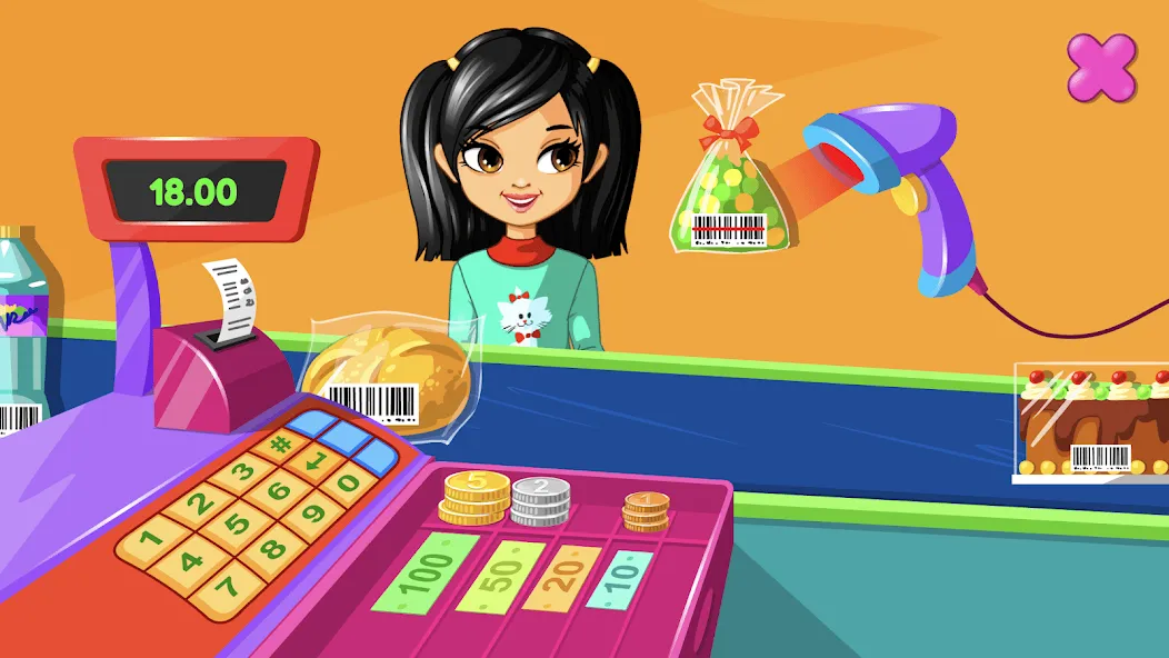 Скачать Supermarket Game последней версии — Безлимитные деньги и товары открыты — скриншот 1 Скачать Supermarket Game последней версии — Безлимитные деньги и товары открыты — скриншот 1