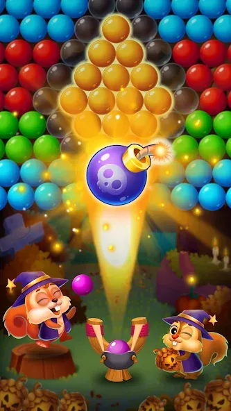 Скачать взлом Bubble Shooter Rescue — Безлимитные жизни и монеты — скриншот 5