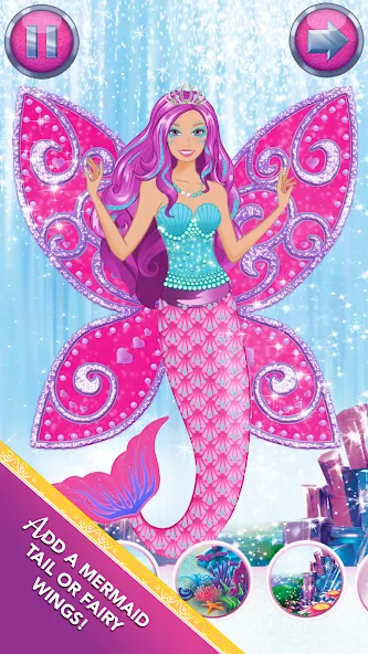 Barbie Magical Fashion MOD APK: Безлимитные монеты и все наряды — скриншот 4