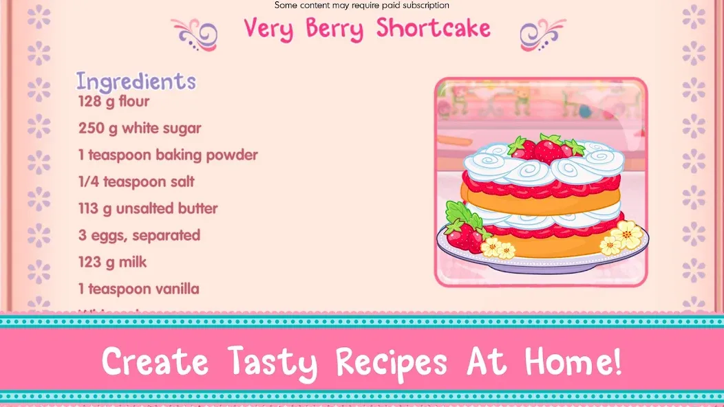 Strawberry Shortcake Bake Shop — Безлимитные монеты и все рецепты, скачать мод APK — скриншот 4 Strawberry Shortcake Bake Shop — Безлимитные монеты и все рецепты, скачать мод APK — скриншот 4