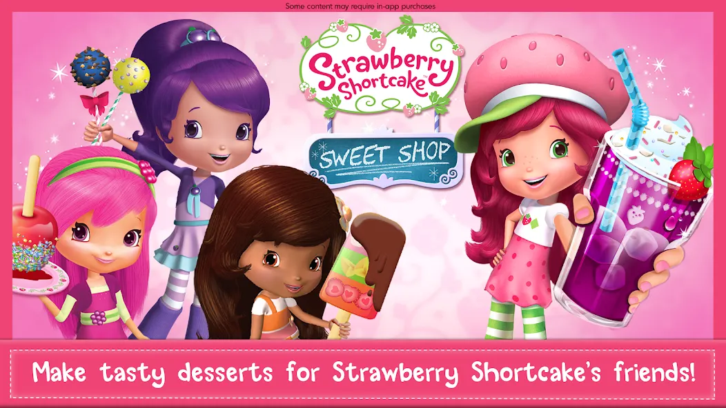 Strawberry Shortcake Sweets взломанный APK — Безлимитные сладости и открыты все уровни — скриншот 1 Strawberry Shortcake Sweets взломанный APK — Безлимитные сладости и открыты все уровни — скриншот 1