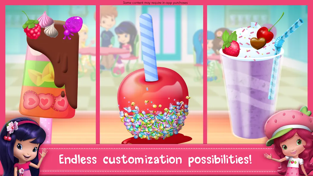 Strawberry Shortcake Sweets взломанный APK — Безлимитные сладости и открыты все уровни — скриншот 2 Strawberry Shortcake Sweets взломанный APK — Безлимитные сладости и открыты все уровни — скриншот 2