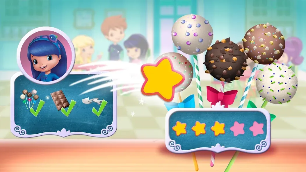 Strawberry Shortcake Sweets взломанный APK — Безлимитные сладости и открыты все уровни — скриншот 4 Strawberry Shortcake Sweets взломанный APK — Безлимитные сладости и открыты все уровни — скриншот 4