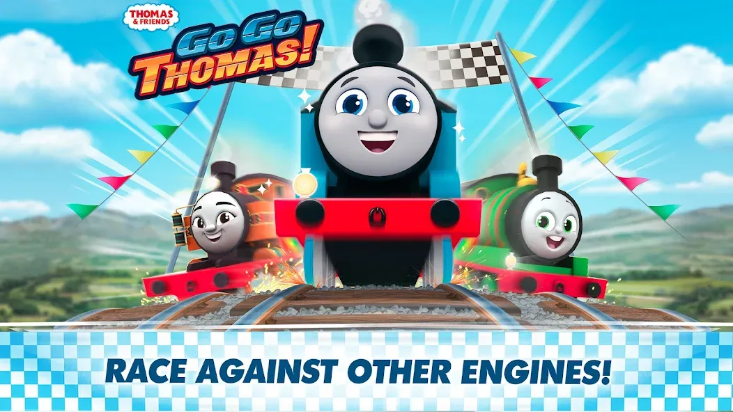 Thomas & Friends: Go Go Thomas на телефон — скачать мод: Безлимитные монеты и открытые поезда — скриншот 1 Thomas & Friends: Go Go Thomas на телефон — скачать мод: Безлимитные монеты и открытые поезда — скриншот 1