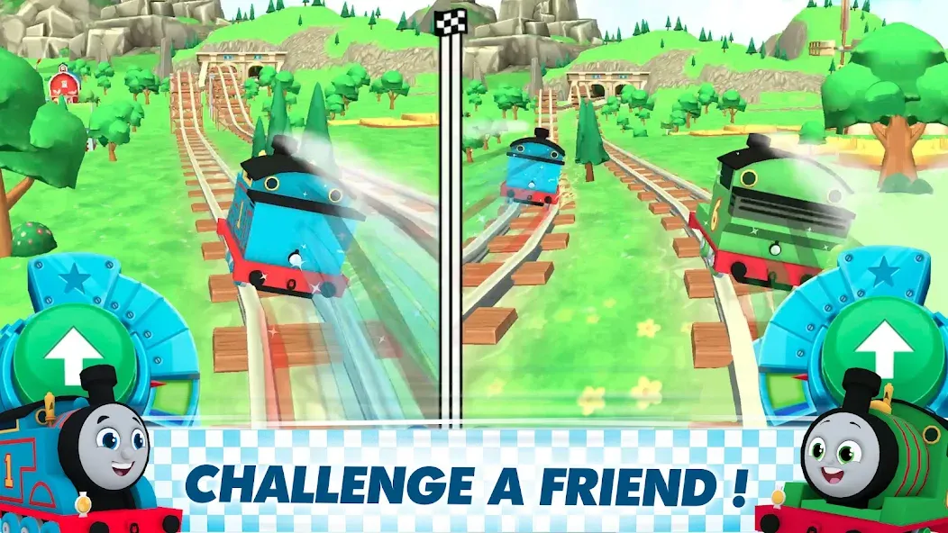 Thomas & Friends: Go Go Thomas на телефон — скачать мод: Безлимитные монеты и открытые поезда — скриншот 2 Thomas & Friends: Go Go Thomas на телефон — скачать мод: Безлимитные монеты и открытые поезда — скриншот 2